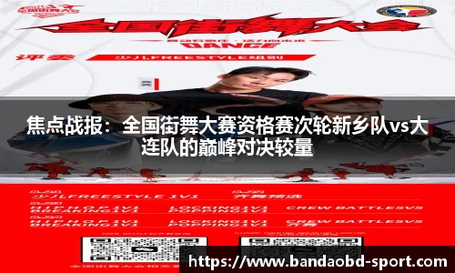 焦点战报：全国街舞大赛资格赛次轮新乡队vs大连队的巅峰对决较量